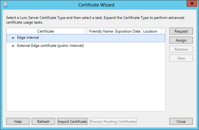 Lync 2013 - Installatie SSL certificaat 